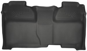 GMC Sierra 1500 Floor Mats - Rear - Husky Liners - WeatherBeater - Black - 2014